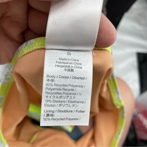 SZ Blockprints X JCrew high-rise full-coverage bikini bottom green paisley Sz S - Picture 5 of 5